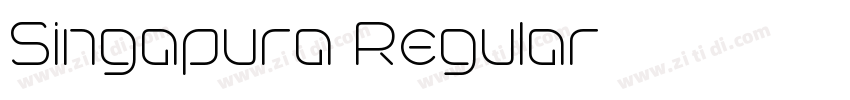 Singapura Regular字体转换 Singapura Regular字体转换